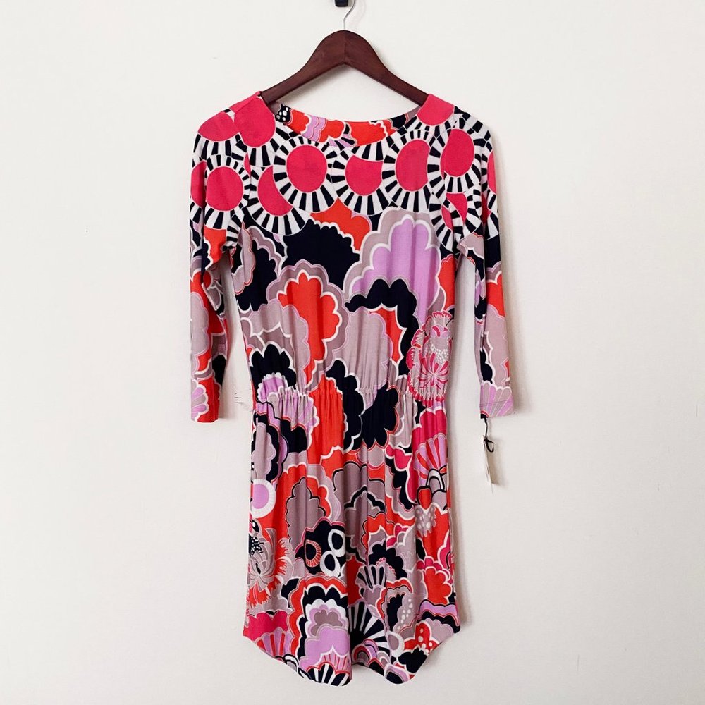 Neiman Marcus Mod Print 3/4 Sleeve Ali Ro Dress